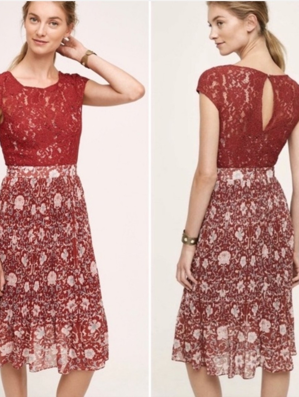 Tracy Reese Luella Release Pleat Dress